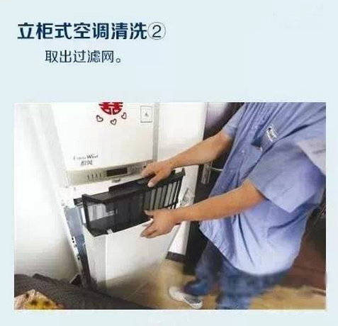 將空調(diào)面板打開(kāi)