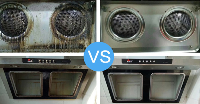 第二步：拆卸油煙機